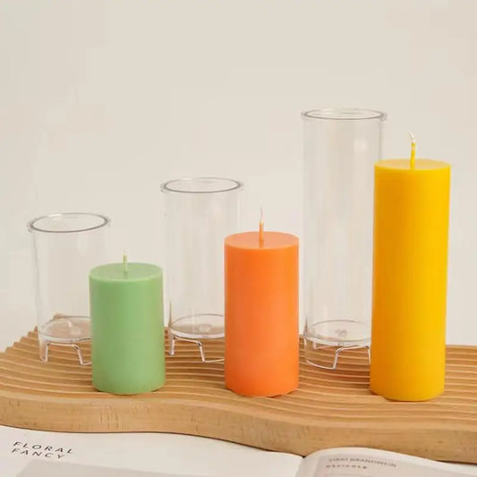 Cylindrical Candle Mold for Pillar Candles