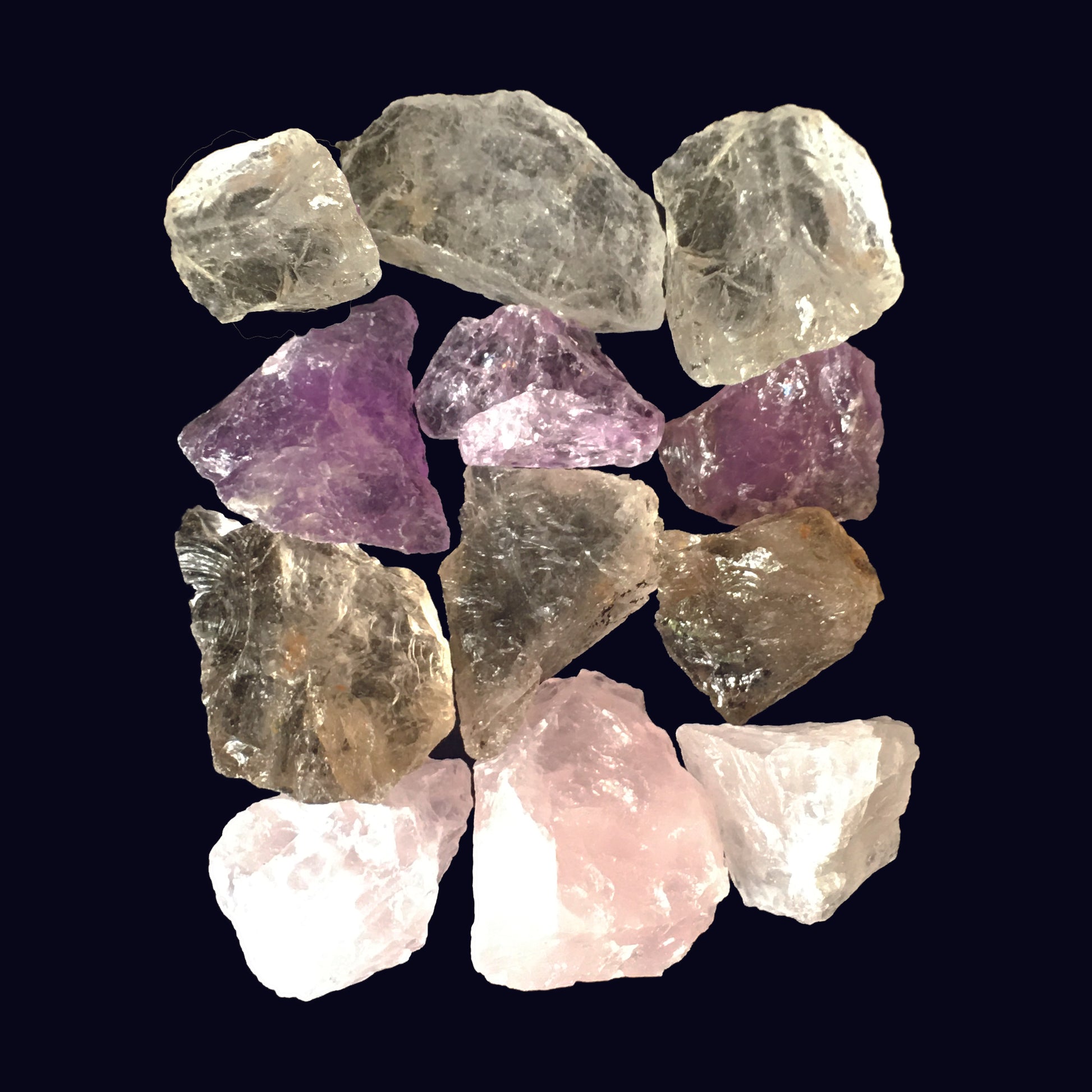 Small Natural Rough Crystals Set - Evoke Australia
