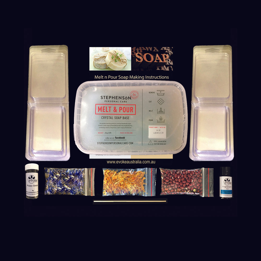 Soap Making Kit - Choose your soap base & fragrance oil - Evoke Australia
